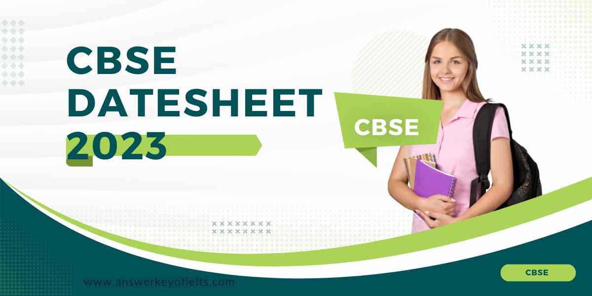CBSE DateSheet 2023: CBSE Board 10th, 12th exam datesheet released in December