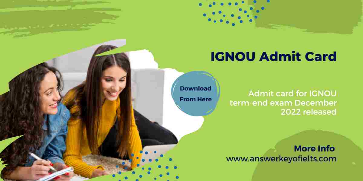 Admit card for IGNOU term-end exam December 2022 released